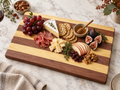 BUBINGA MIX SERVING AND CUTTING BOARD - 24" x 16"