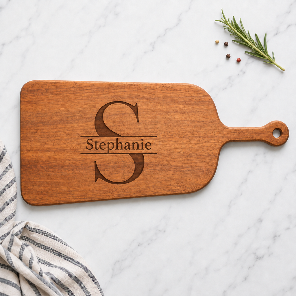 JATOBA WOOD PADDLE SERVING BOARD